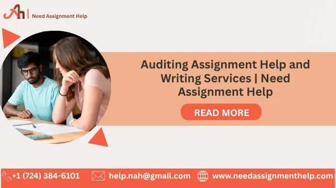 Auditing Assignment Help and Writing Services | Need Assignment Help